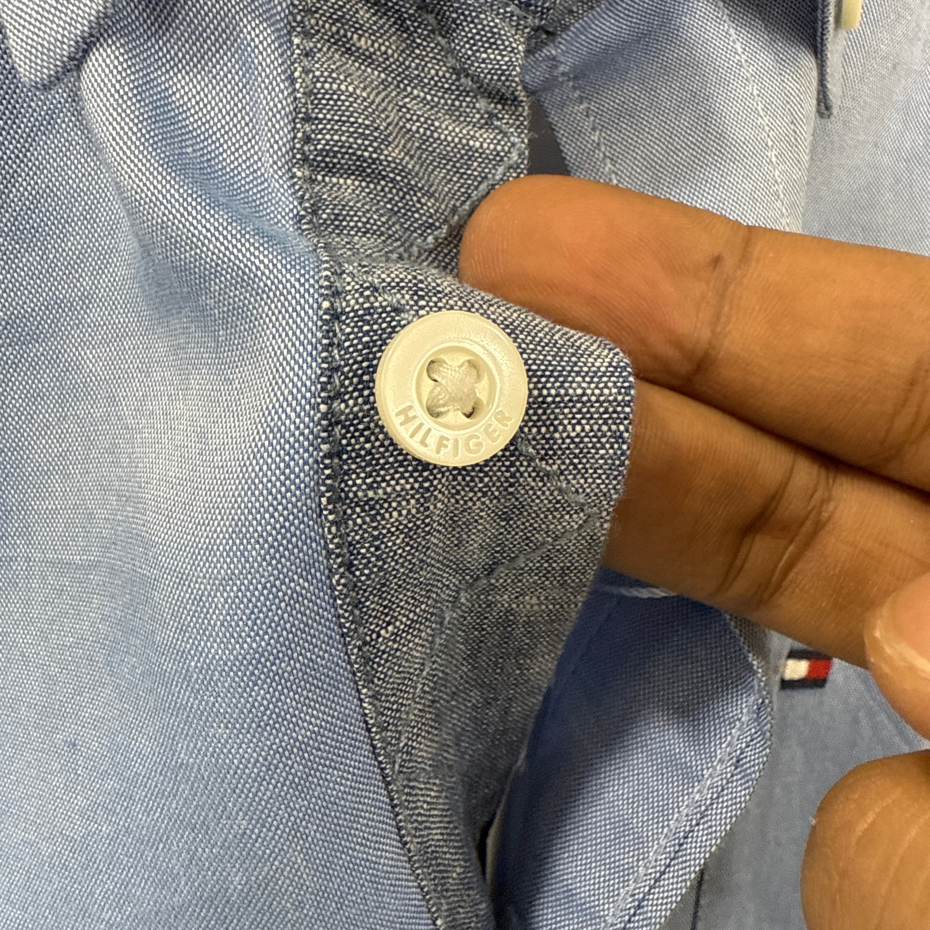 Tommy Hilfiger Blue solid shirt