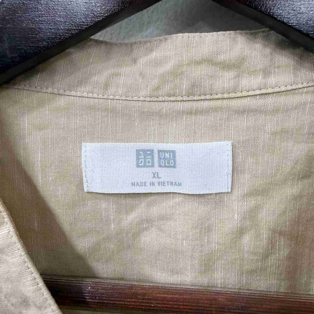 Uniqlo chinese collar shirt