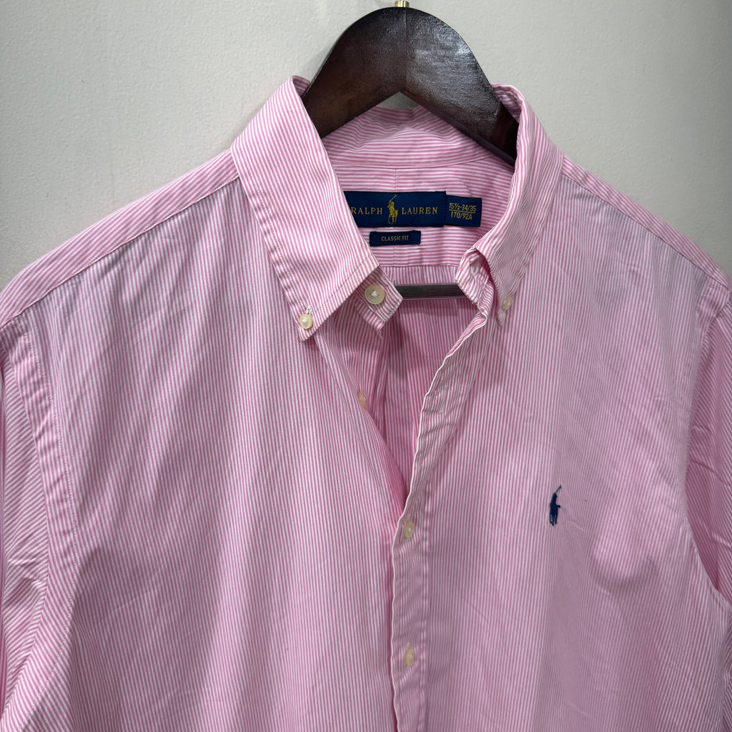 Ralph Lauren Checkered pink stripes shirt