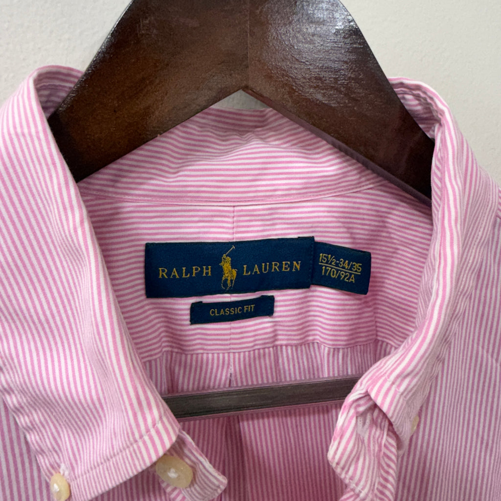 Ralph Lauren Checkered pink stripes shirt
