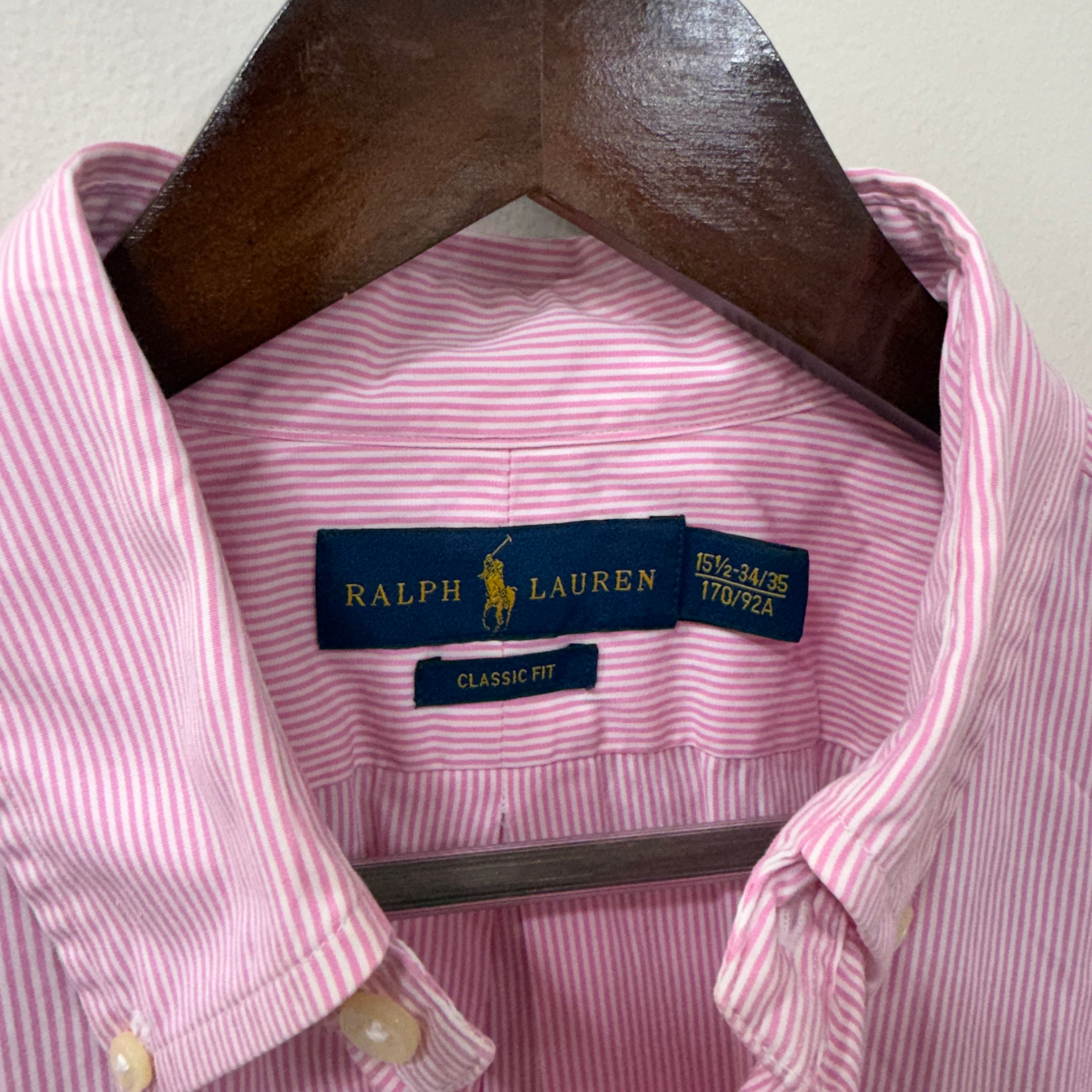 Ralph Lauren Checkered pink stripes shirt