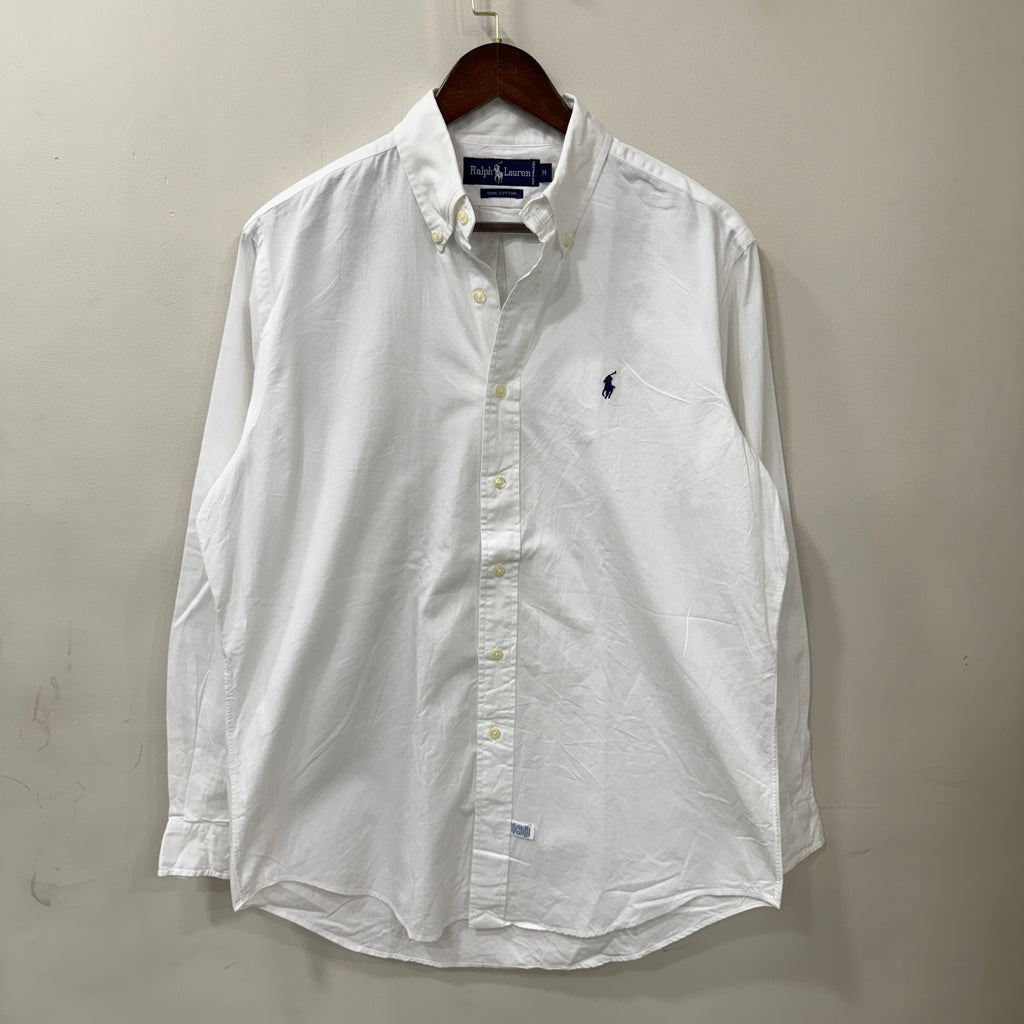 Ralph Lauren button down white oxford shirt