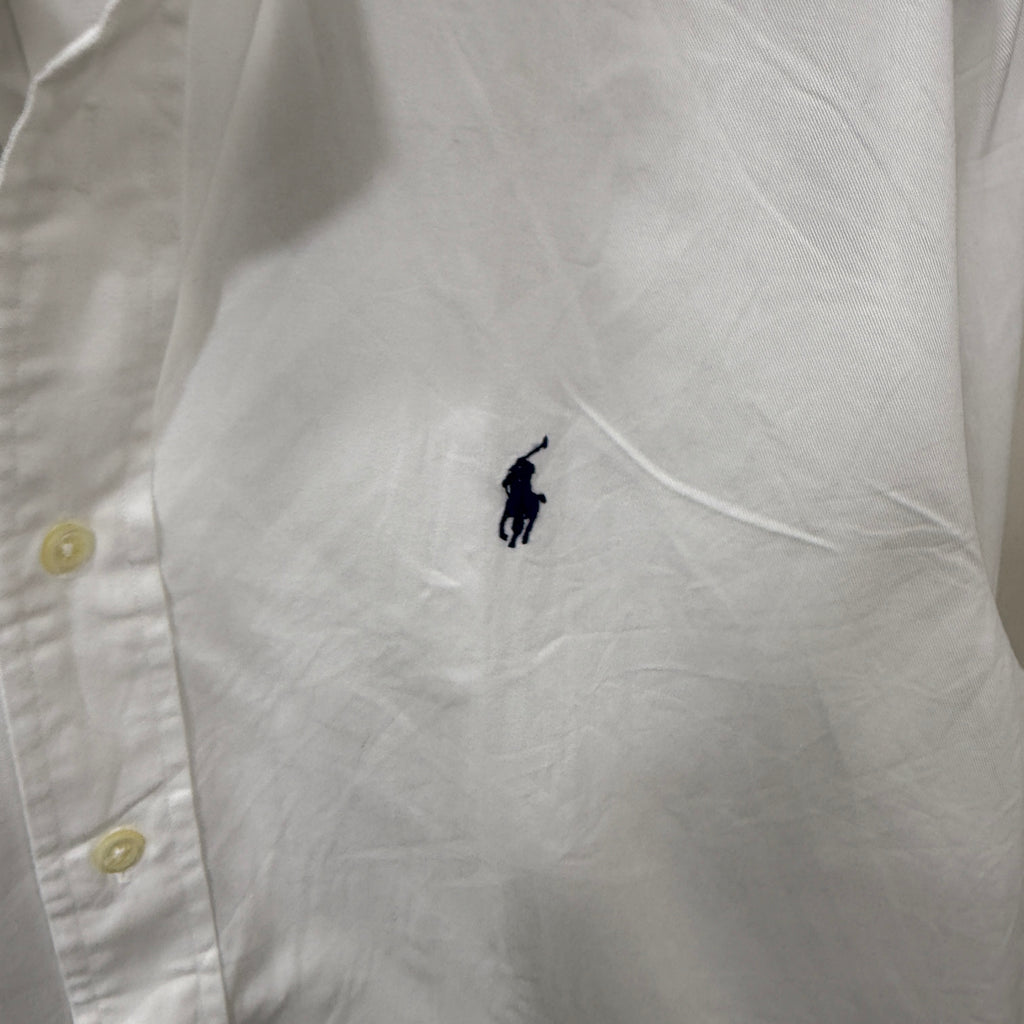 Ralph Lauren button down white oxford shirt