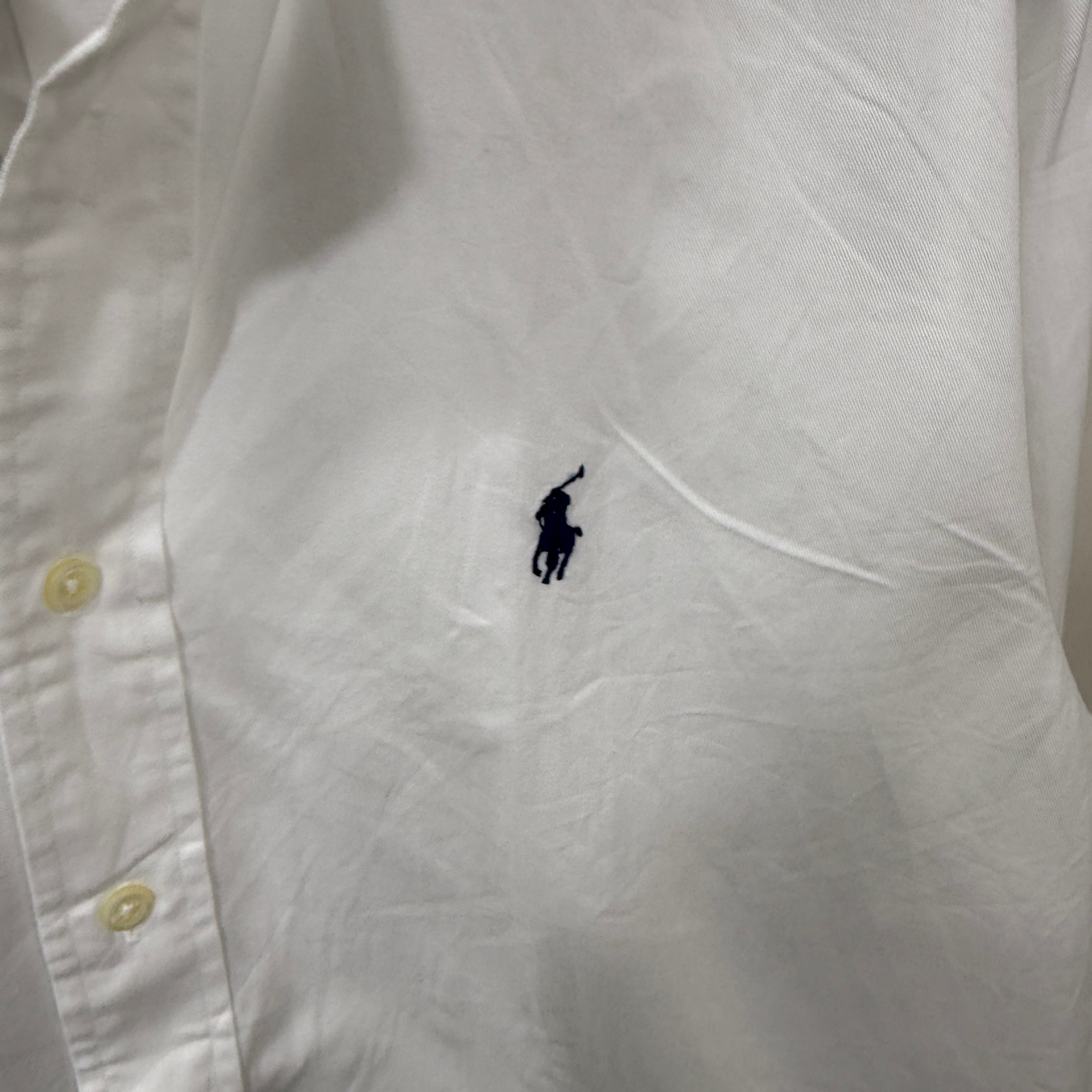 Ralph Lauren button down white oxford shirt