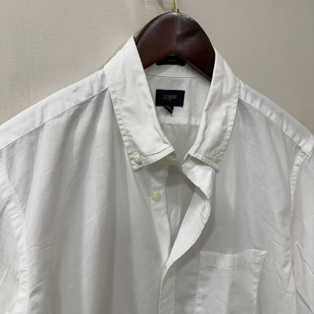 J.crew white solid shirt