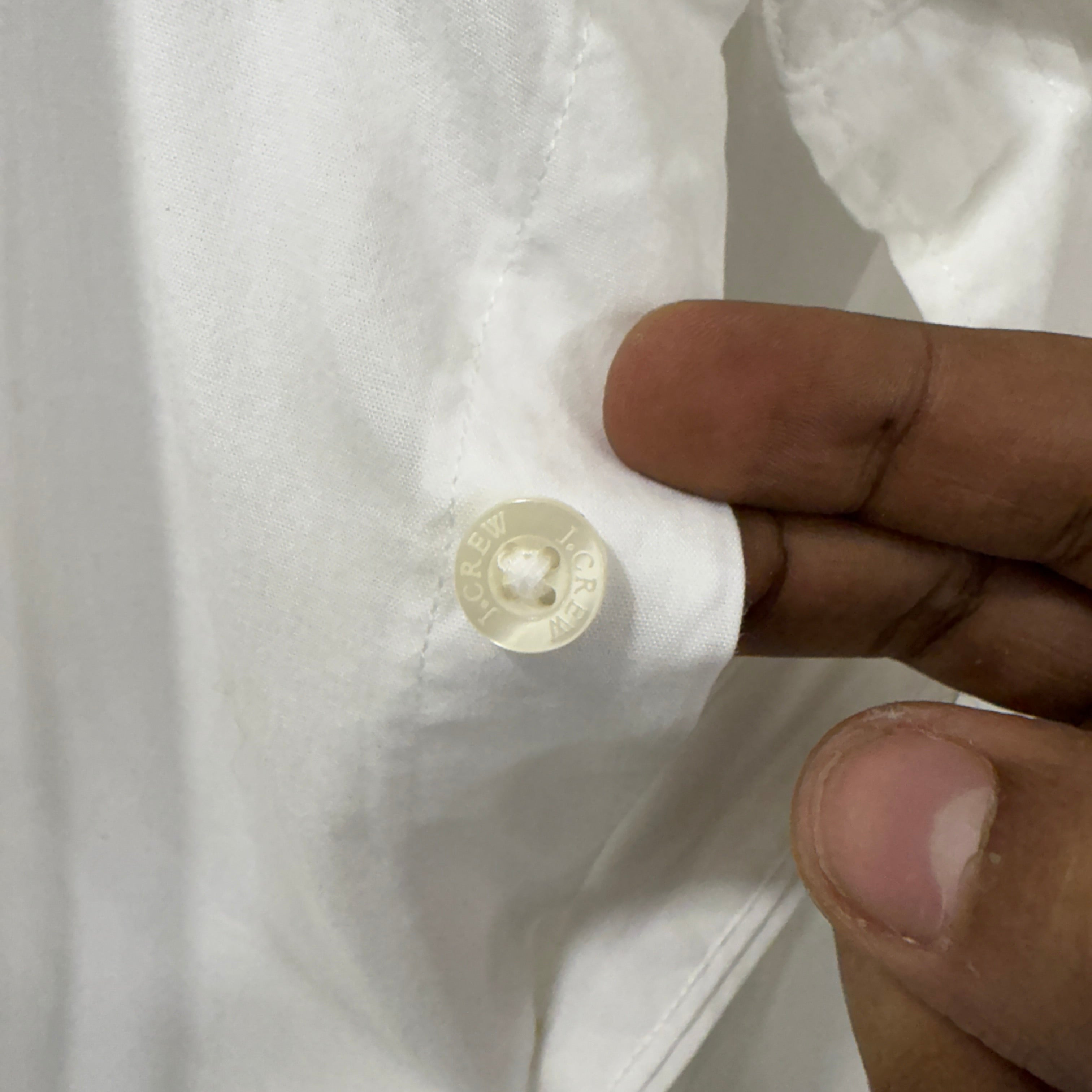 J.crew white solid shirt