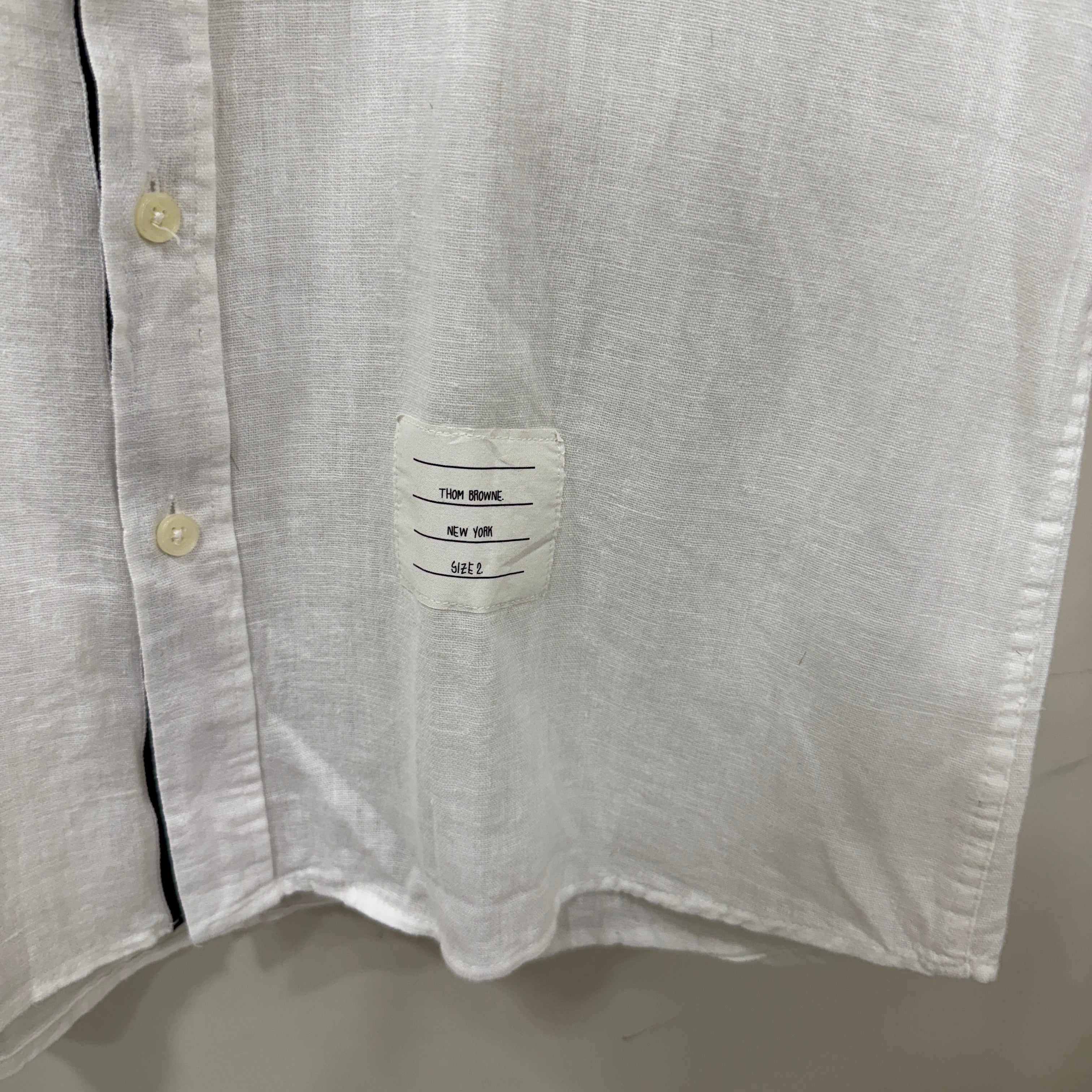 Thom Browne Linen white shirt