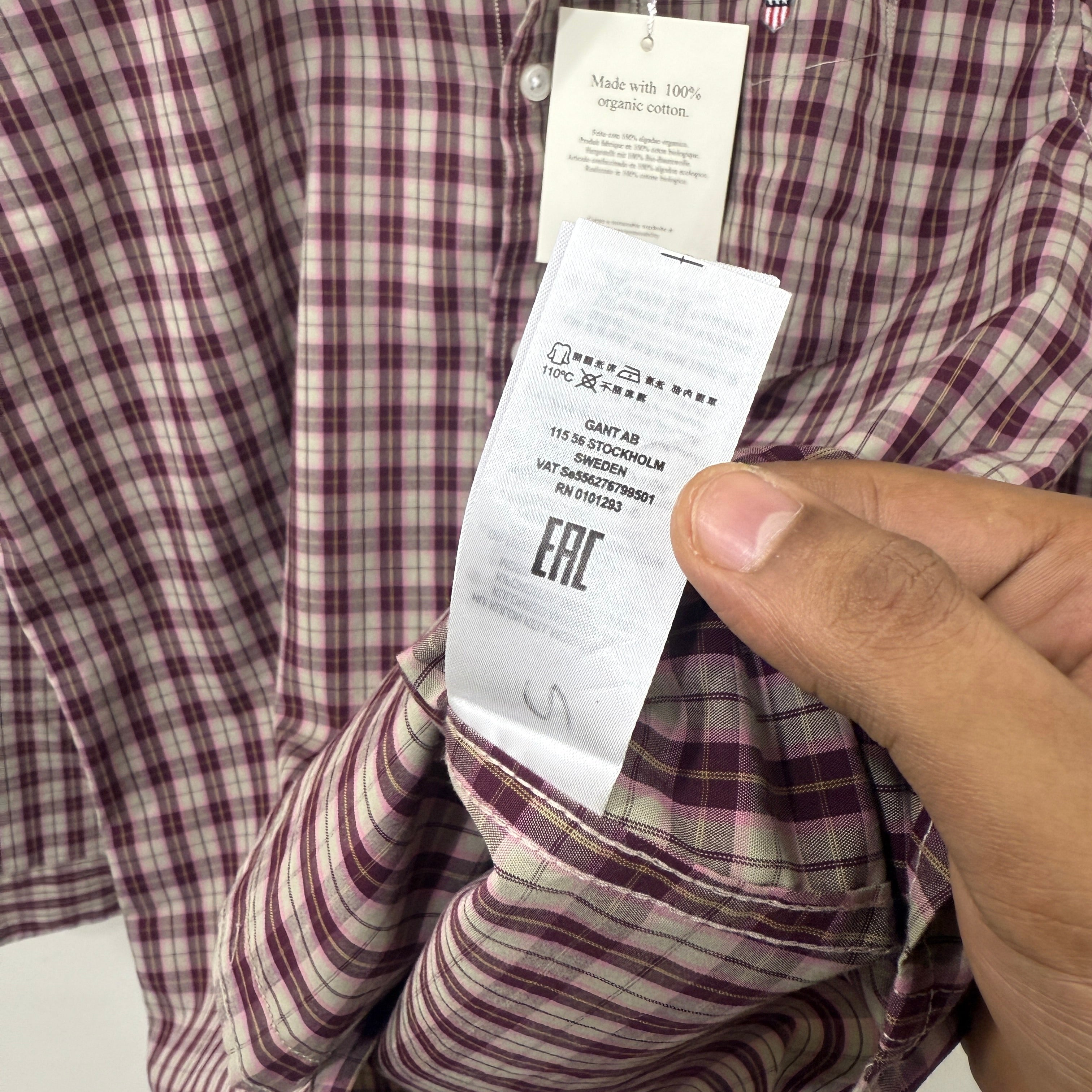 GANT checkered shirt