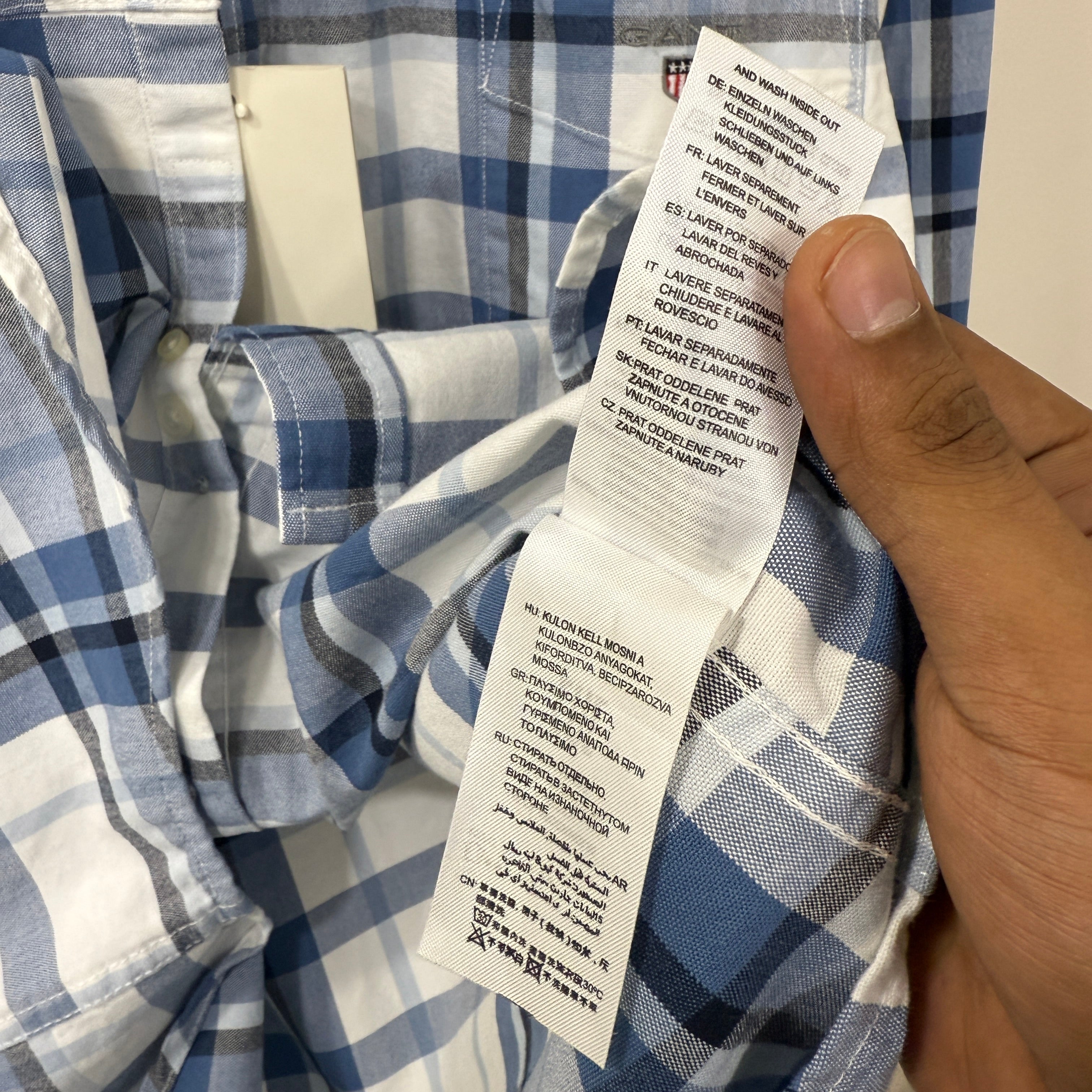 GANT checkered shirt