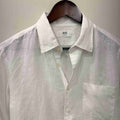 Uniqlo 100% linen white shirt