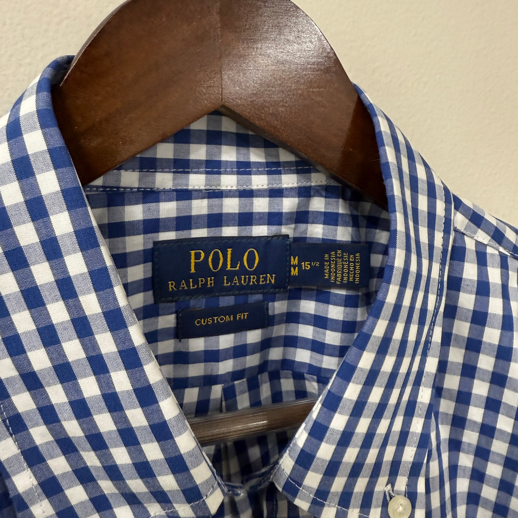 Ralph lauren Checkered shirt(paper cotton)