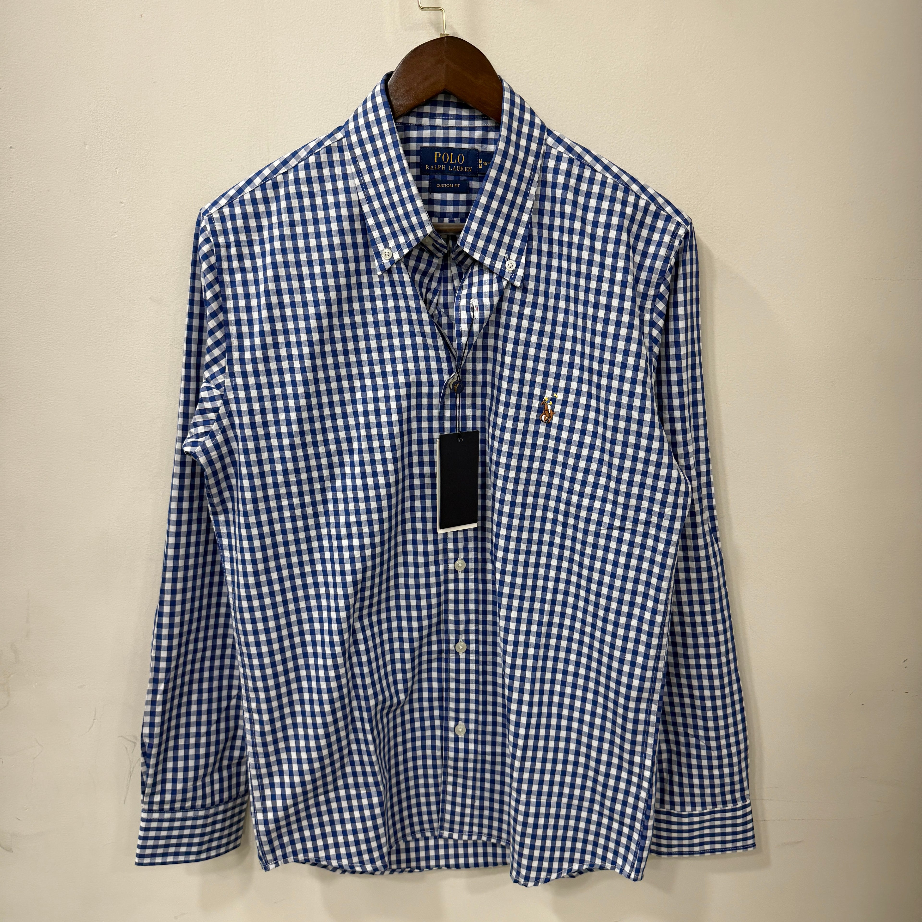 Ralph lauren Checkered shirt(paper cotton)