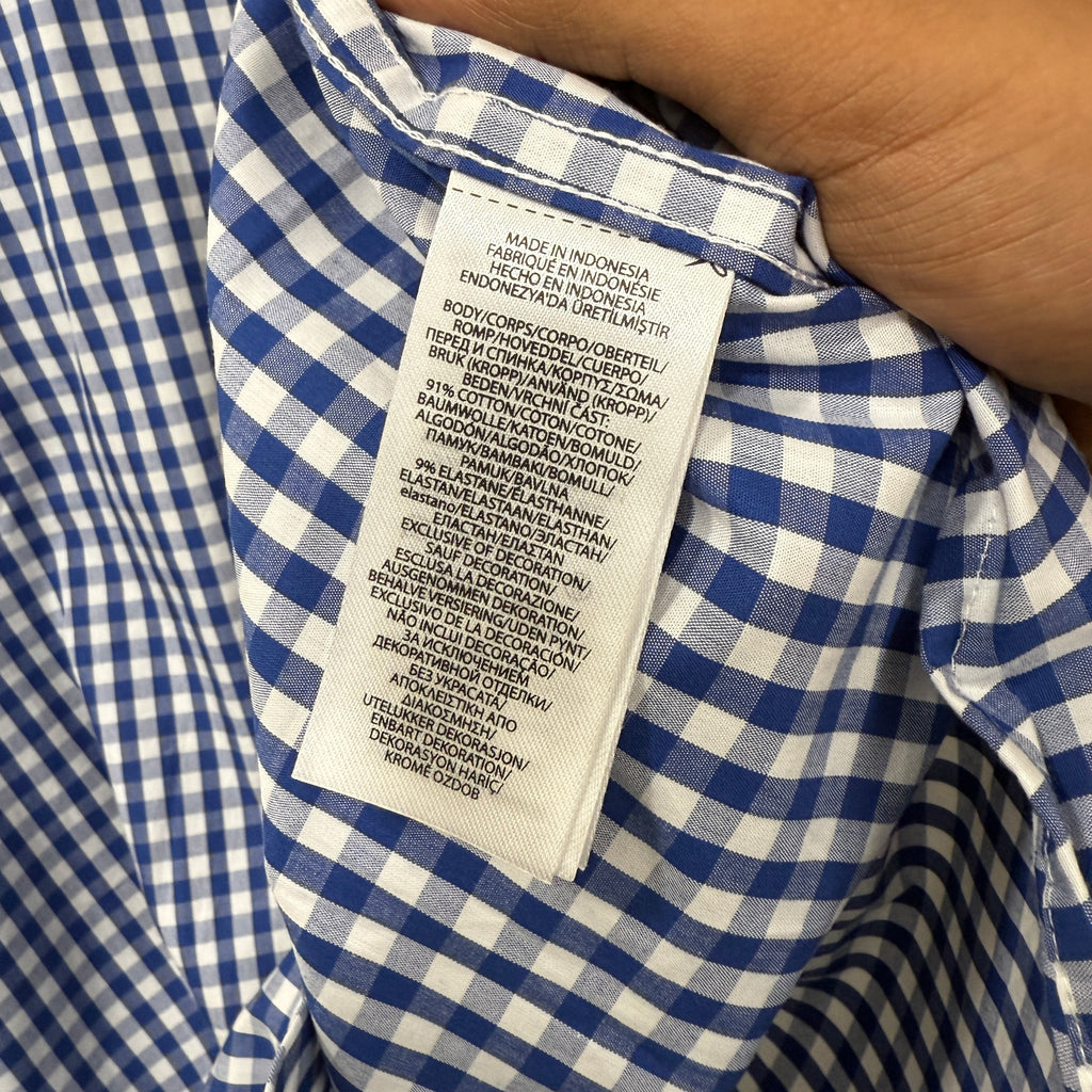 Ralph lauren Checkered shirt(paper cotton)