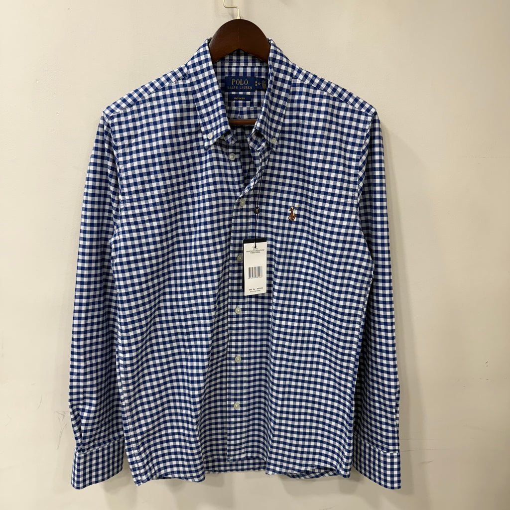 Ralph lauren Checkered oxford button down shirt