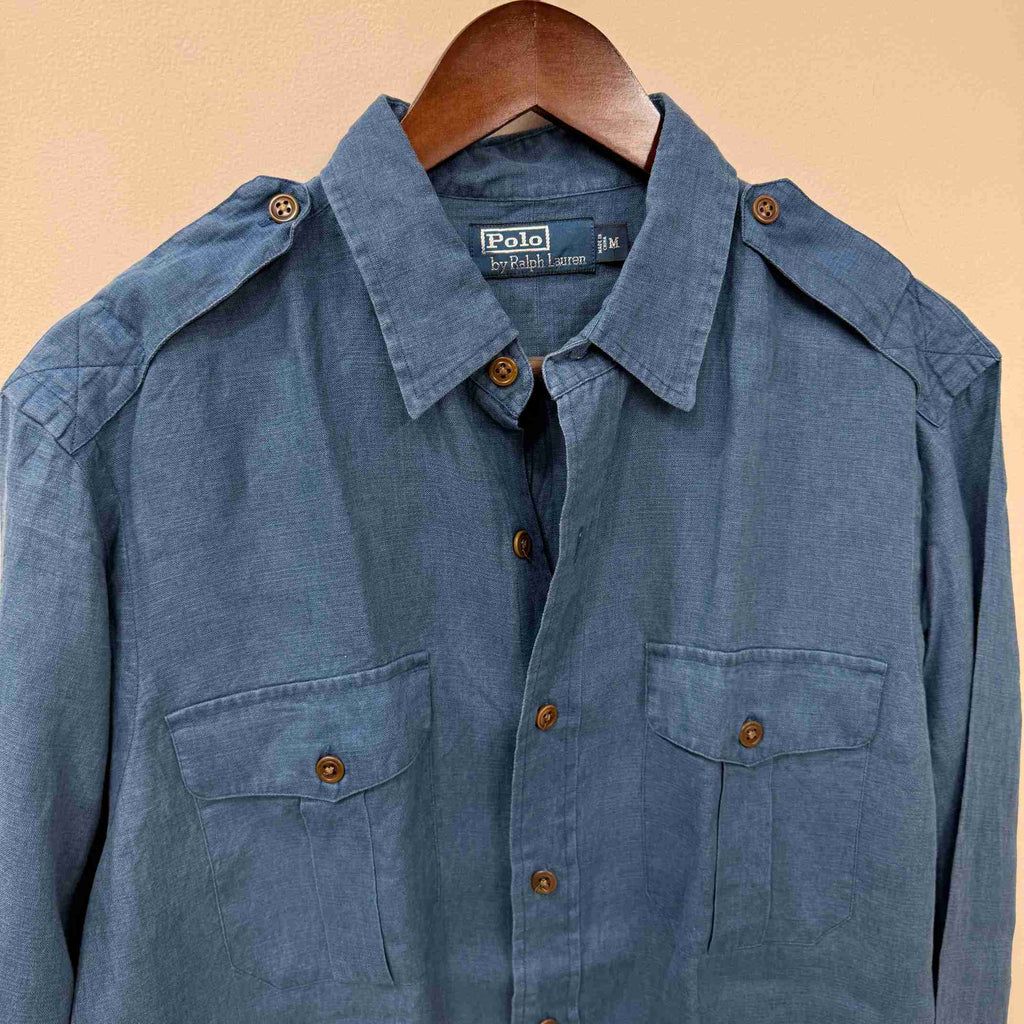 Ralph Lauren double pocket linen shirt