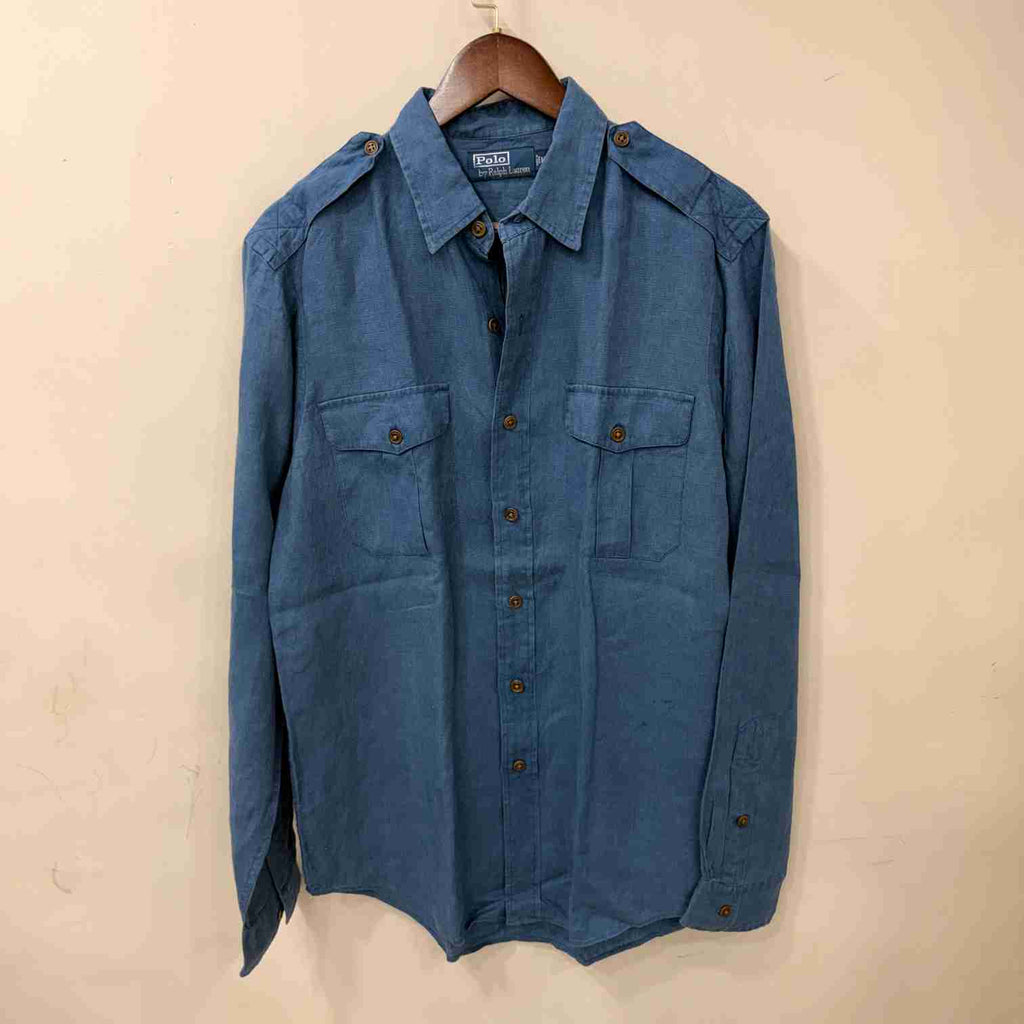 Ralph Lauren double pocket linen shirt