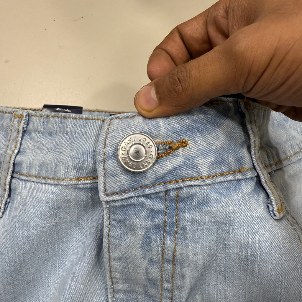 Gant Straight fit jeans ice blue