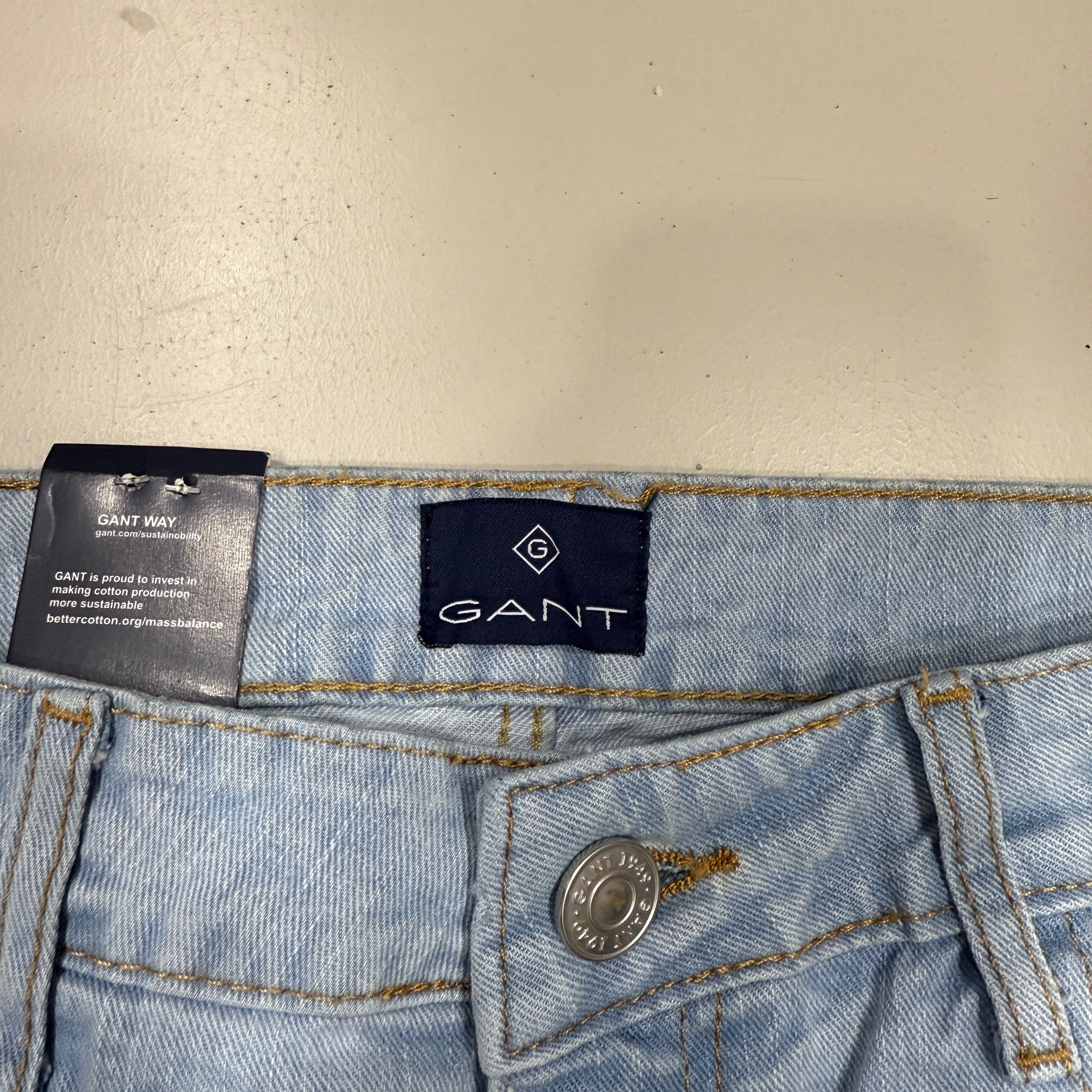 Gant Straight fit jeans ice blue