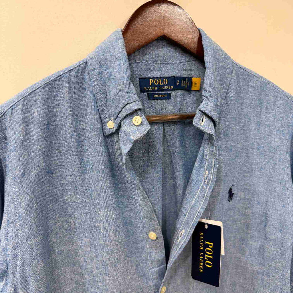 Ralph Lauren Chambray Blue linen shirt
