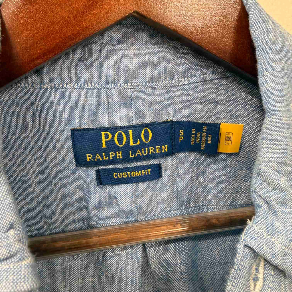 Ralph Lauren Chambray Blue linen shirt