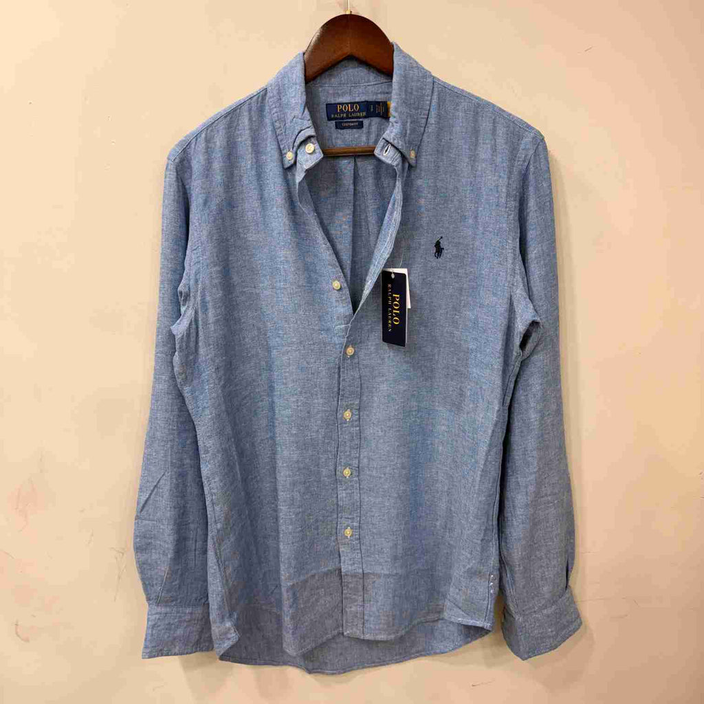 Ralph Lauren Chambray Blue linen shirt