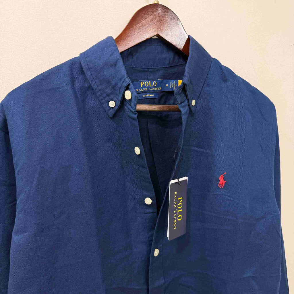Ralph Lauren Navy Blue linen shirt