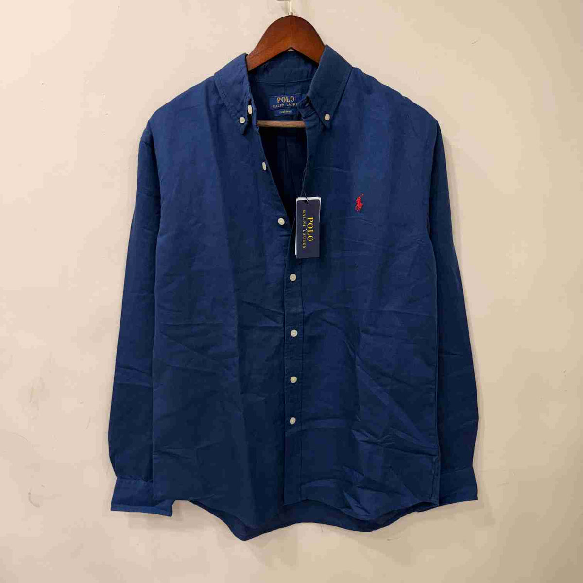 Ralph Lauren Navy Blue linen shirt
