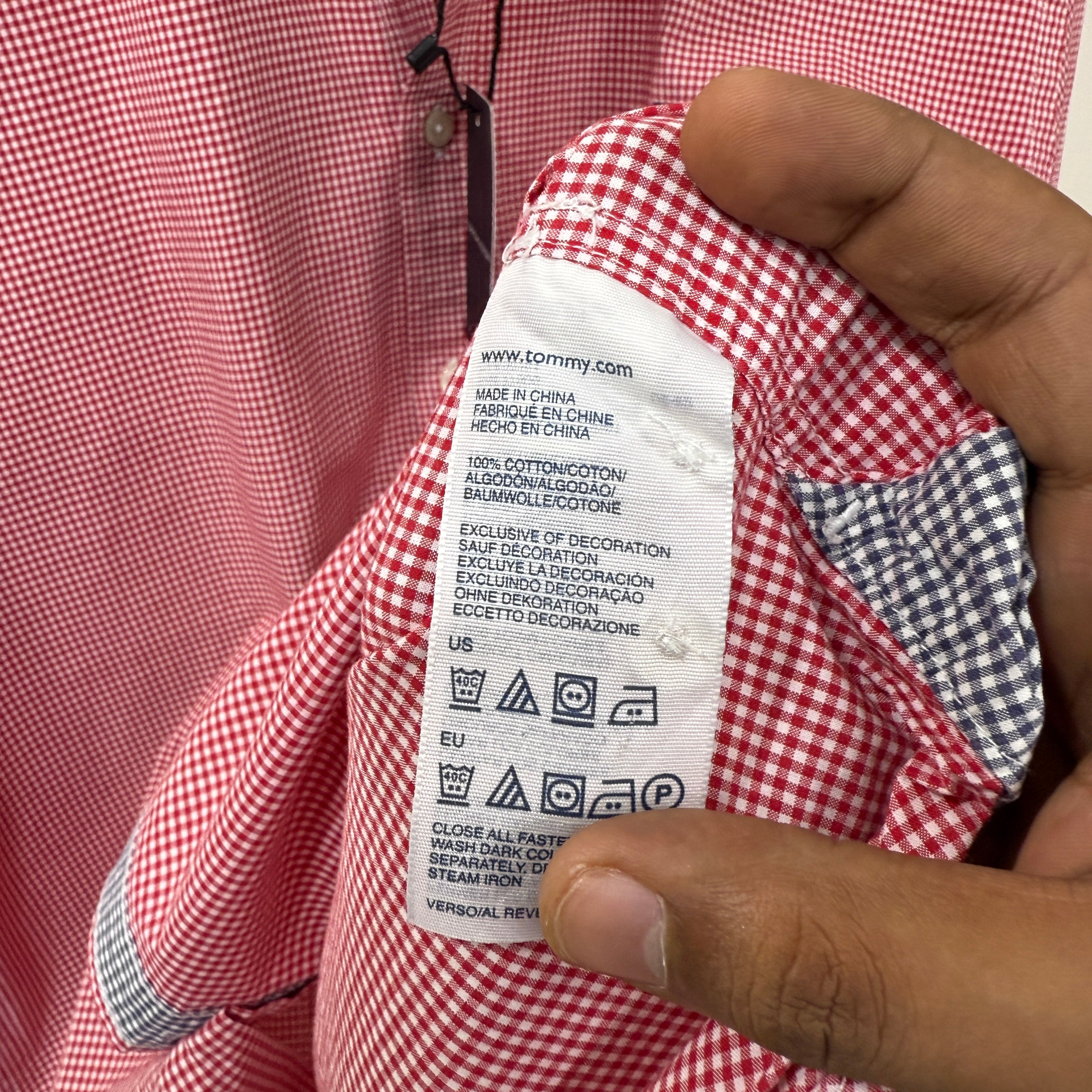 Tommy Hilfiger checkered shirt