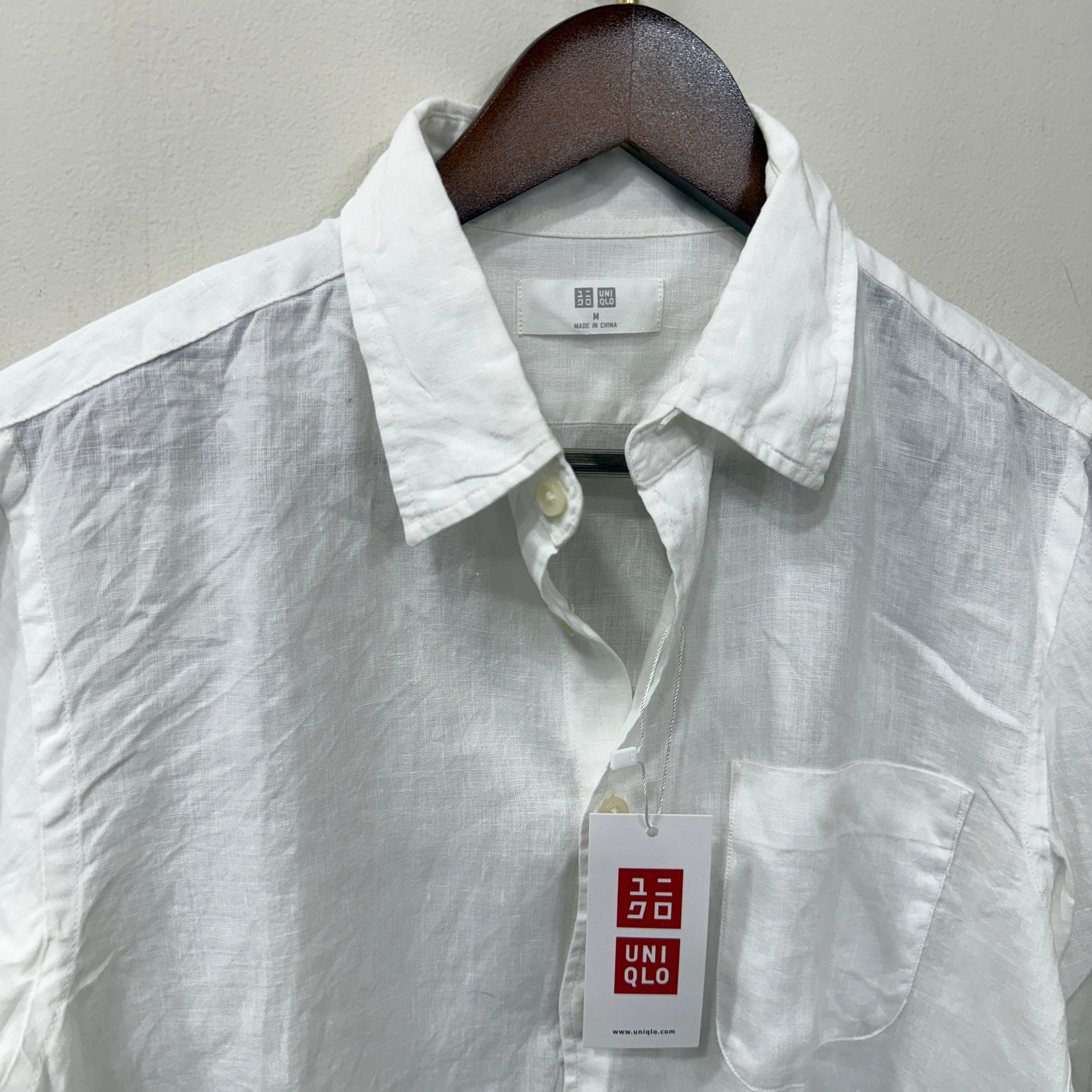 Uniqlo 100% linen shirt