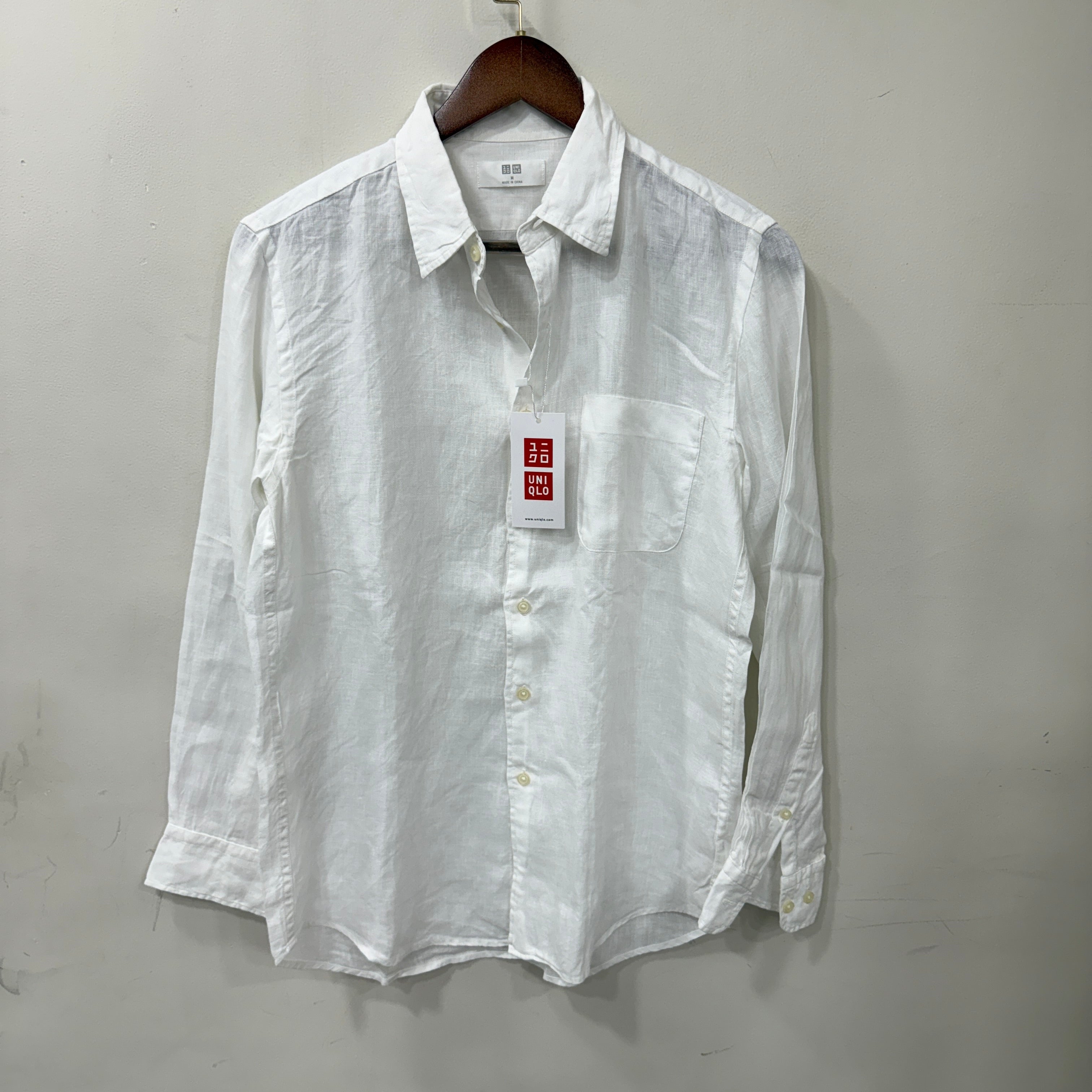 Uniqlo 100% linen shirt