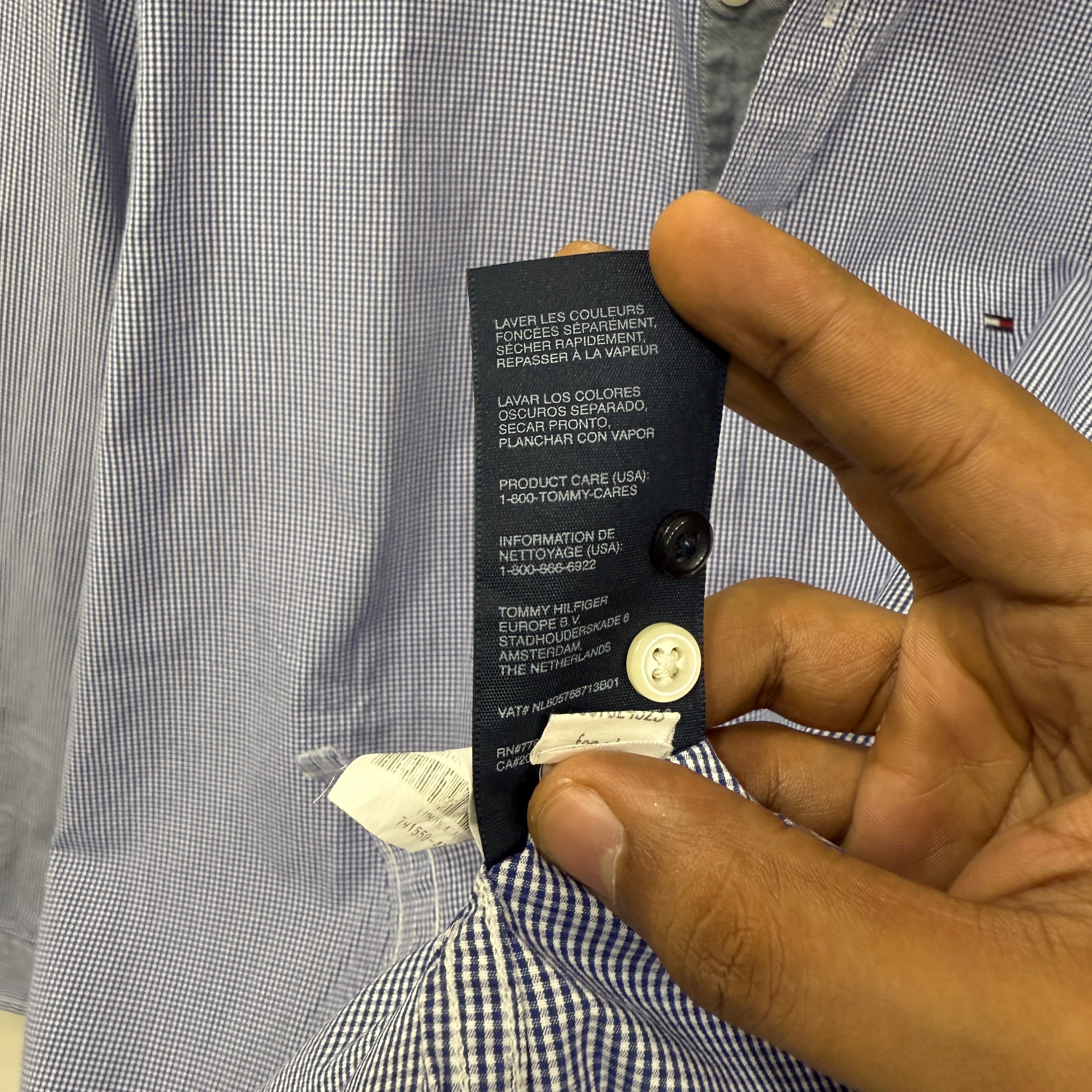 Tommy Hilfiger checkered shirt