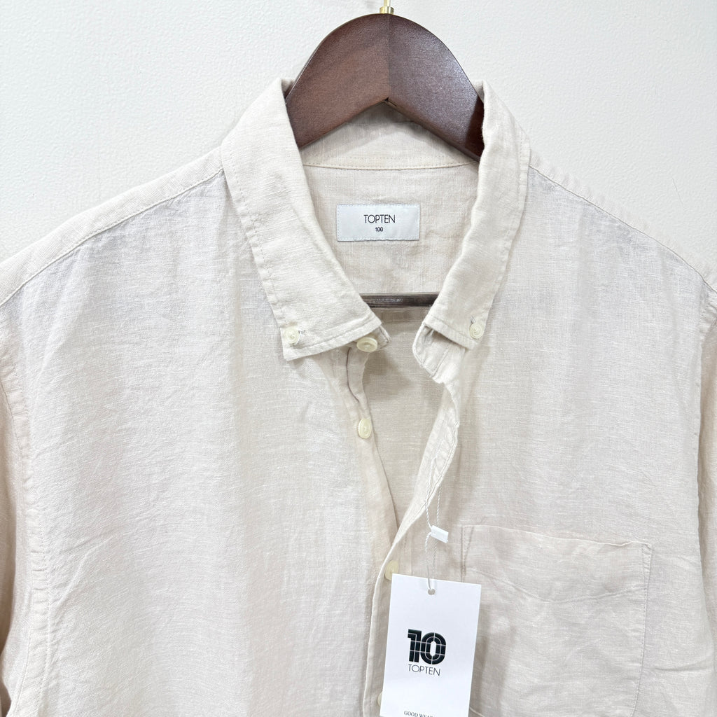 Topten beige linen shirt