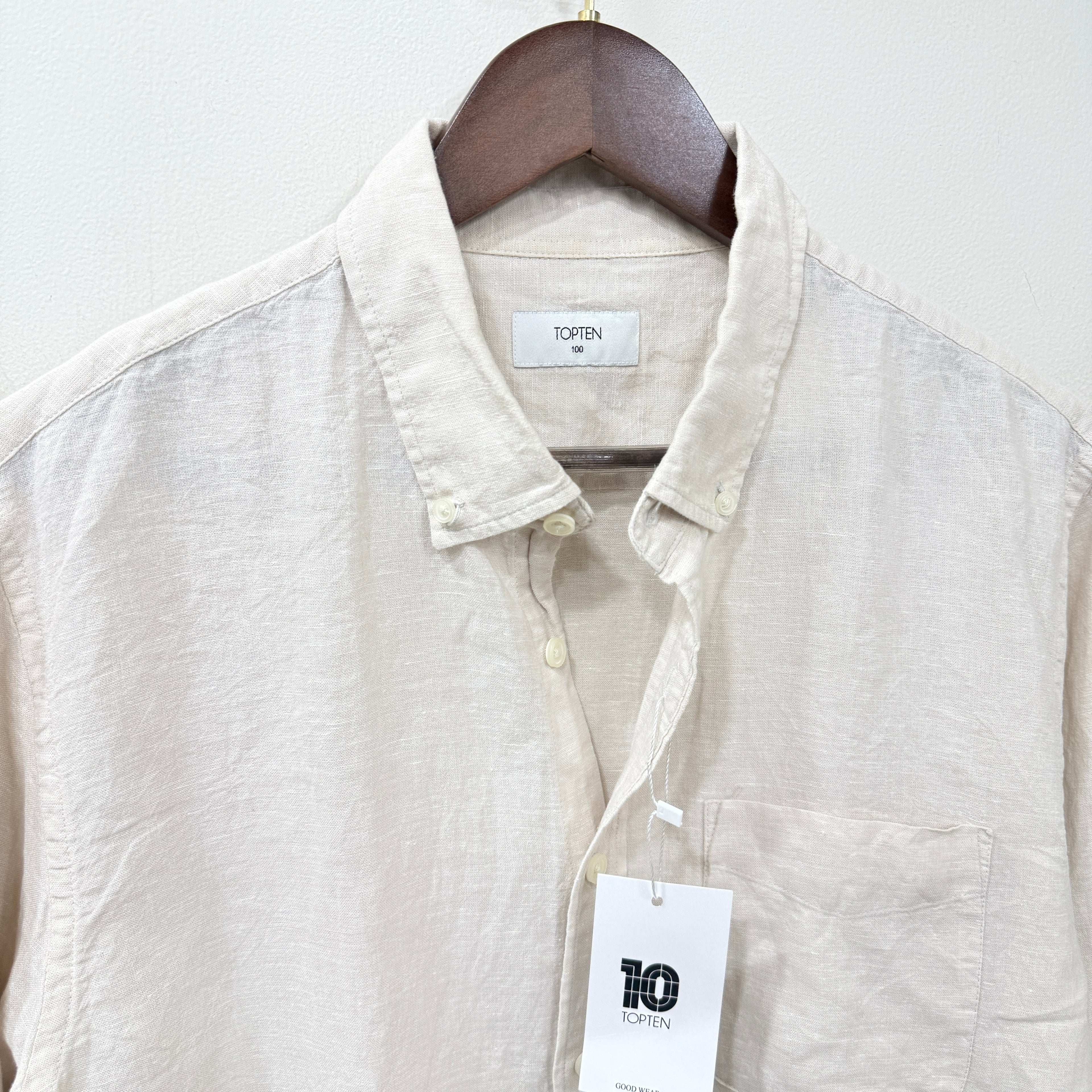 Topten beige linen shirt