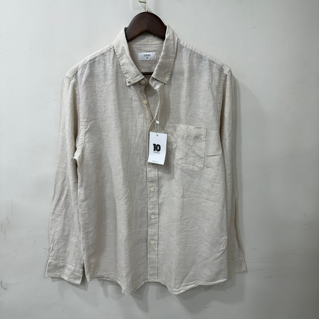 Topten beige linen shirt