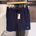 Ralph Lauren navy blue linen shorts