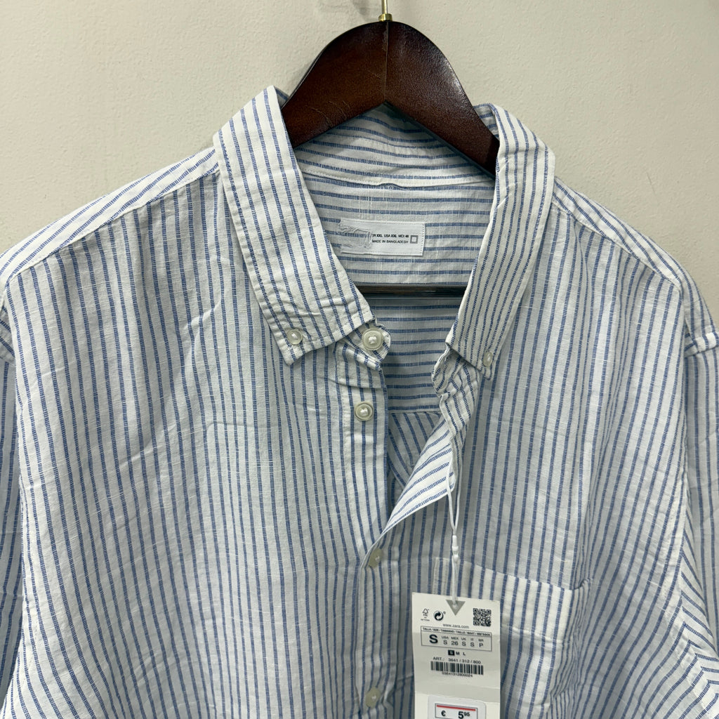 Zara linen stripes