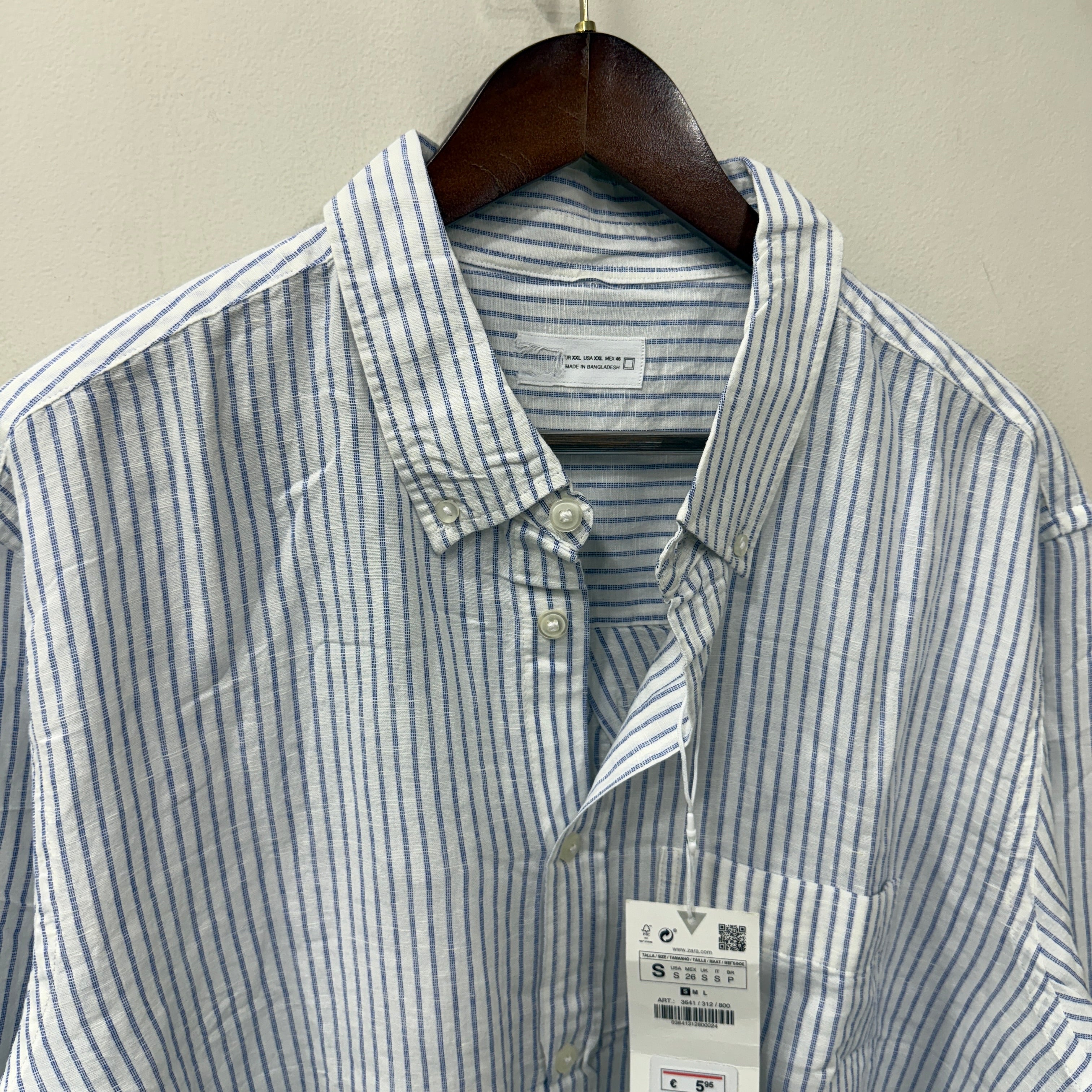 Zara linen stripes