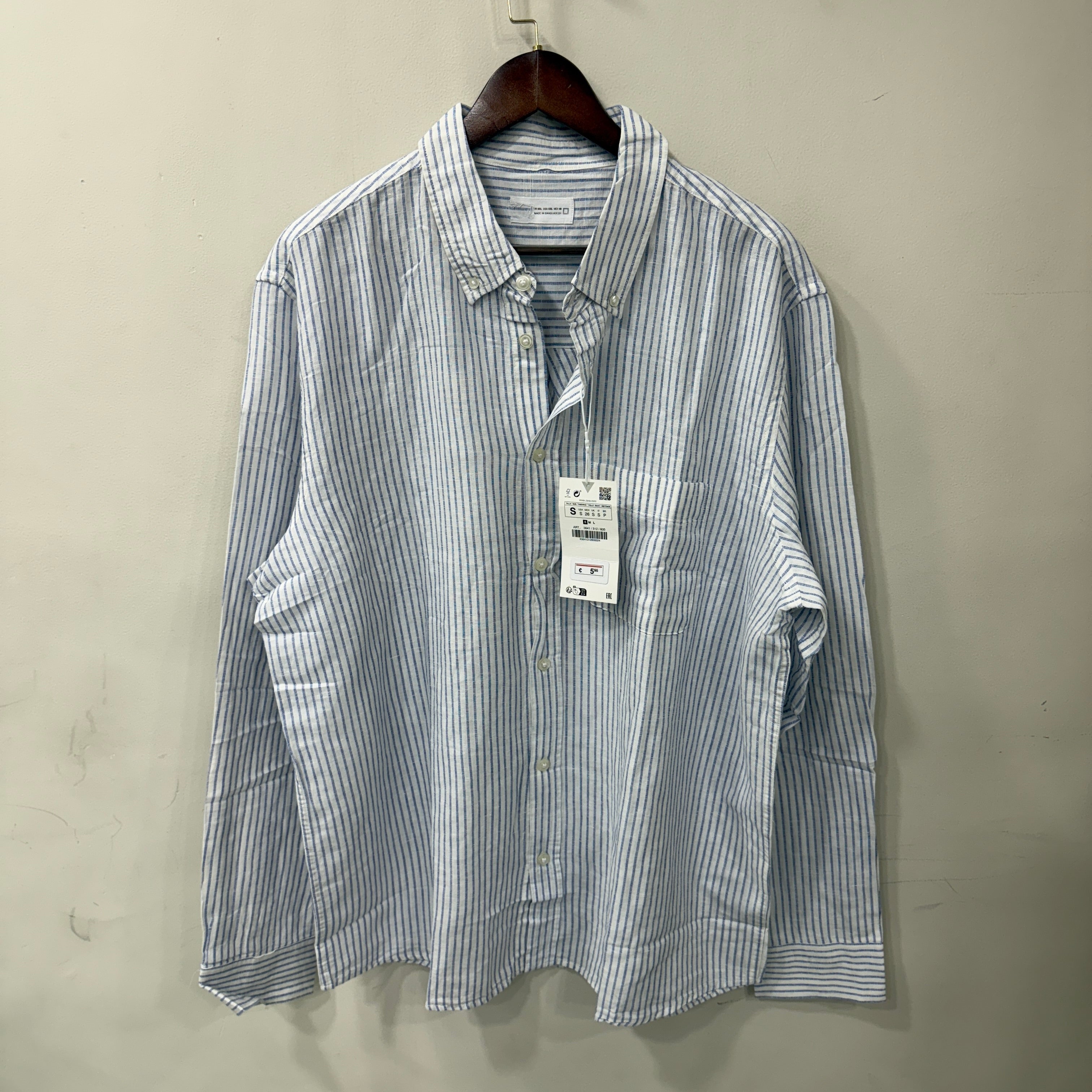 Zara linen stripes