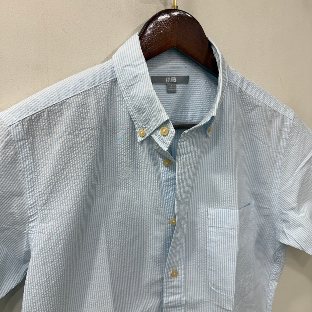 Uniqlo stripes half sleeve shirt