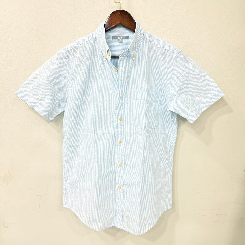 Uniqlo stripes half sleeve shirt