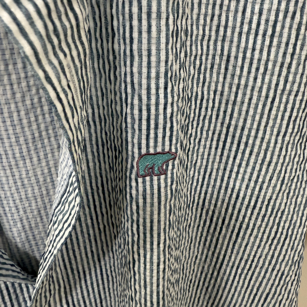 Half sleeve stripes shirt