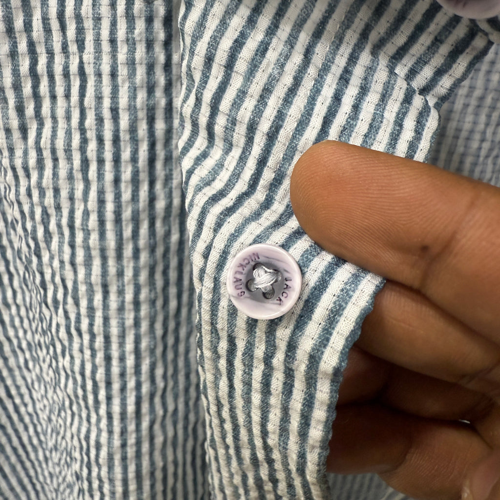 Half sleeve stripes shirt