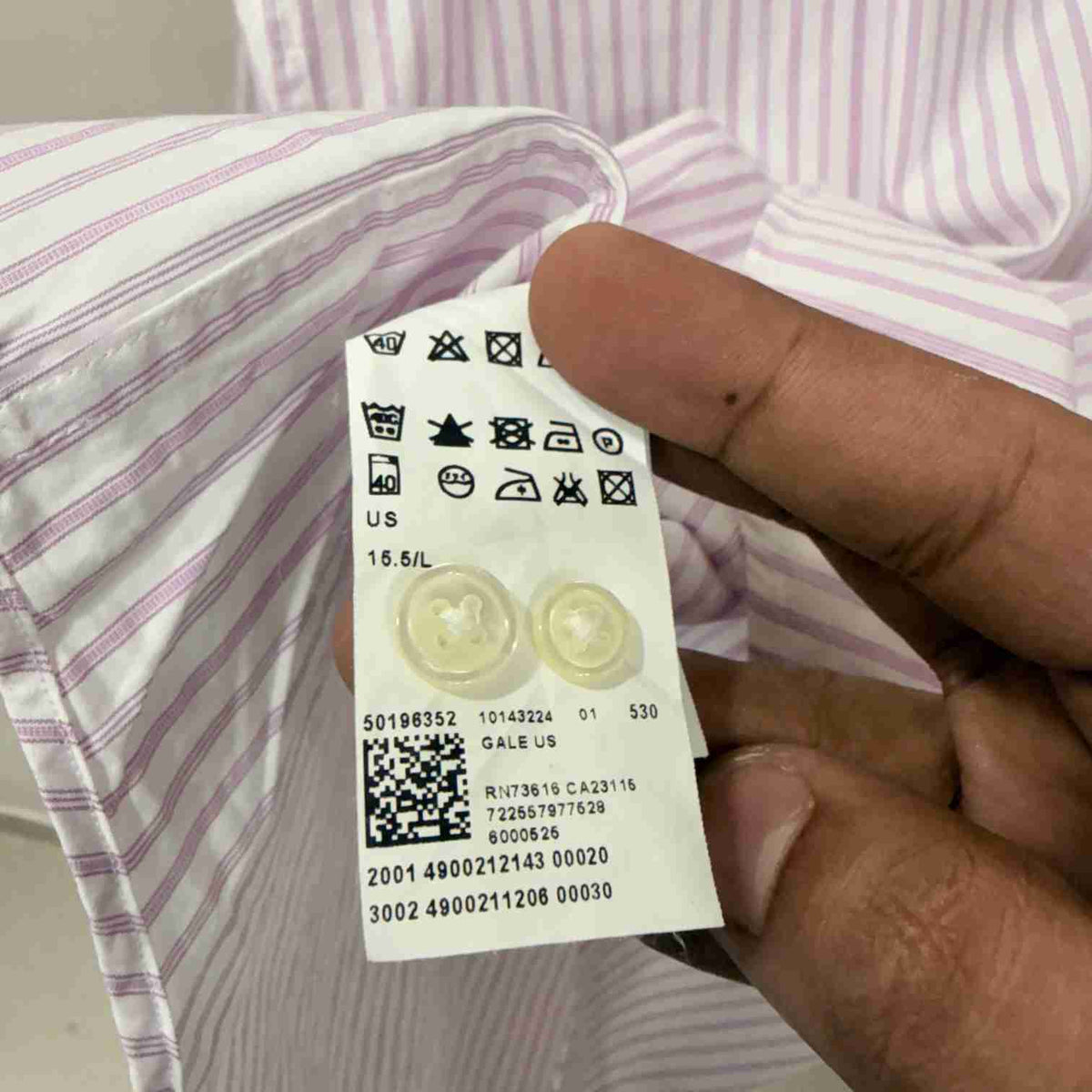 Hugo Boss stripes shirt