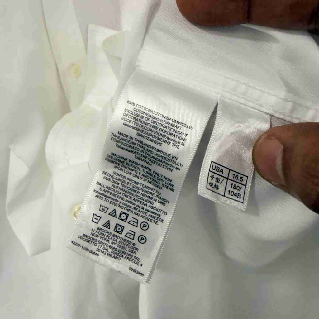 Brooks Brothers white premium shirt