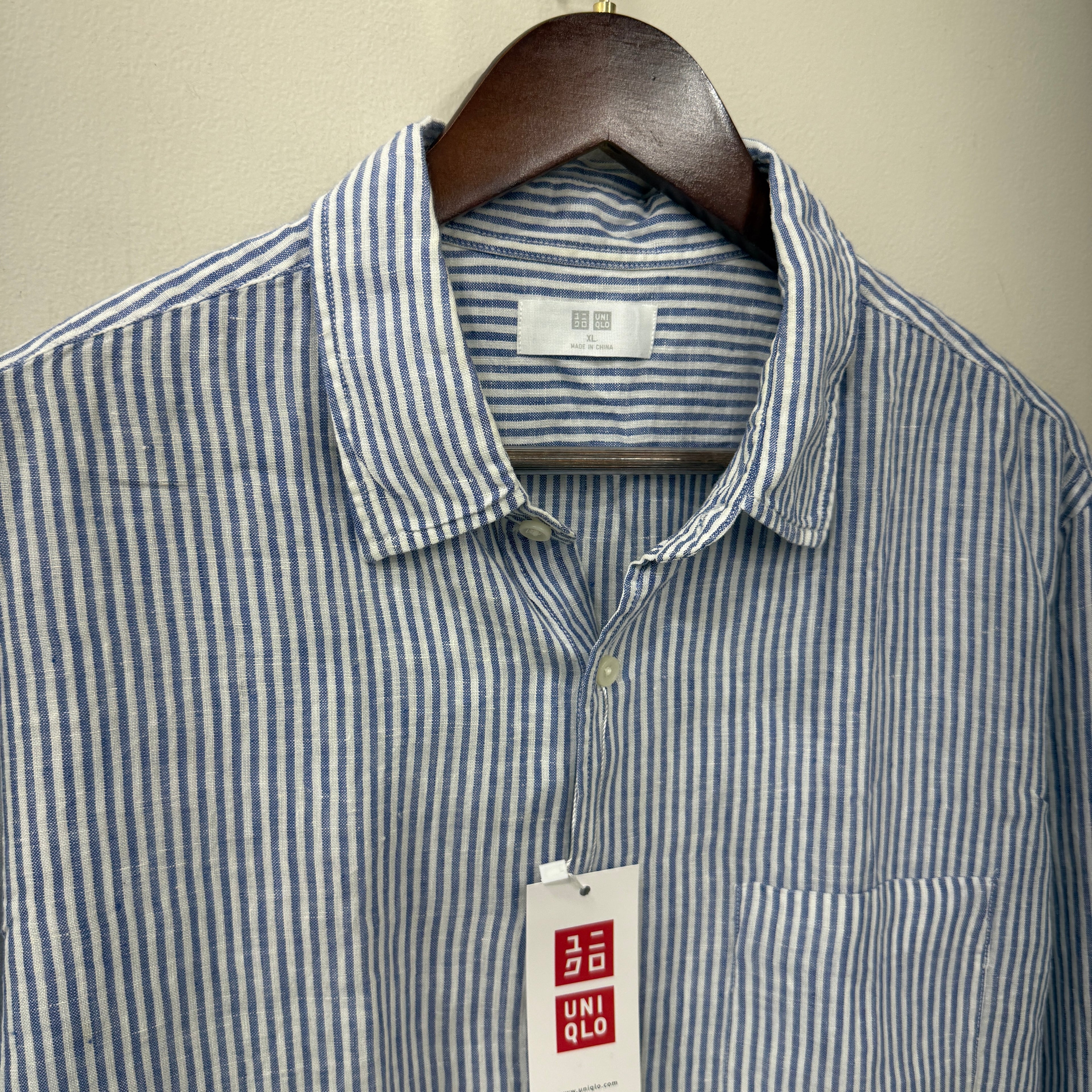 Uniqlo Linen Stripes Shirt