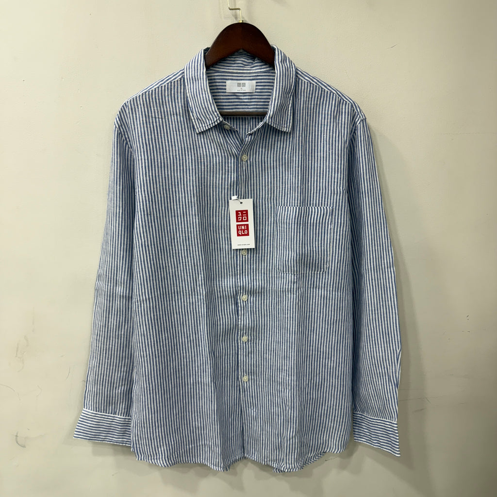 Uniqlo Linen Stripes Shirt