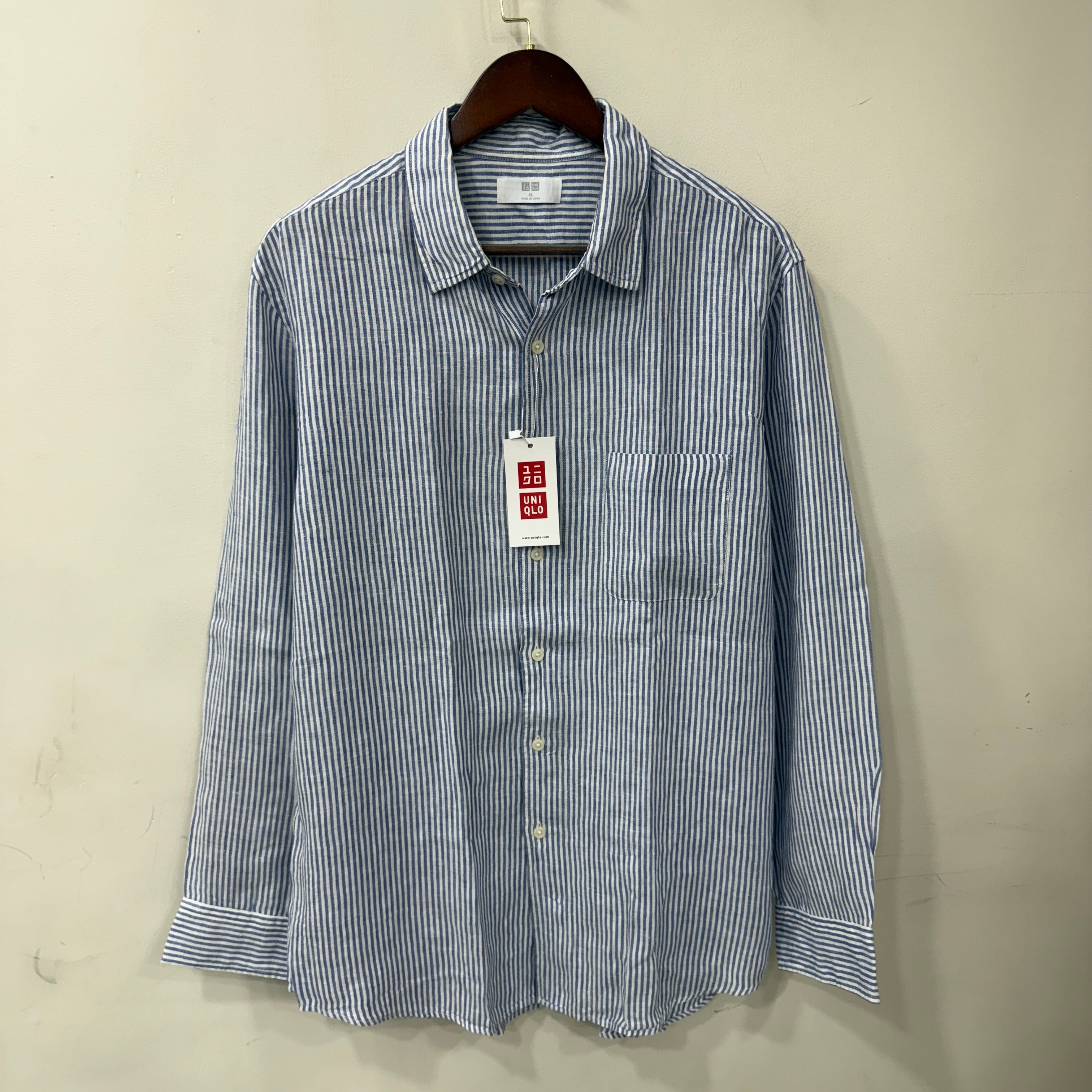Uniqlo Linen Stripes Shirt