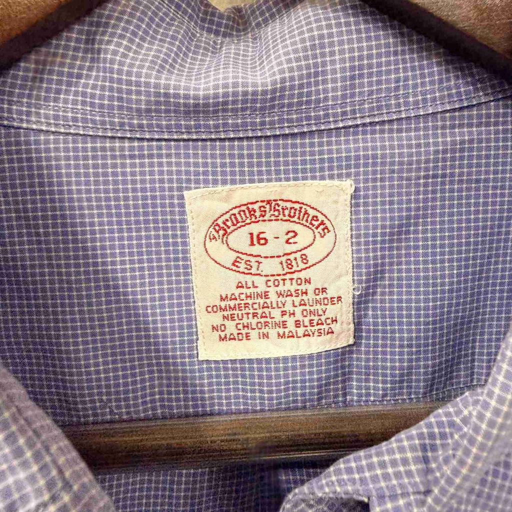 Brook Brothers checkered shirt