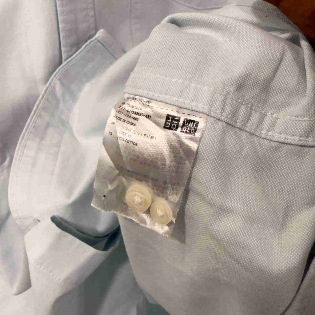 Uniqlo Blue solid shirt