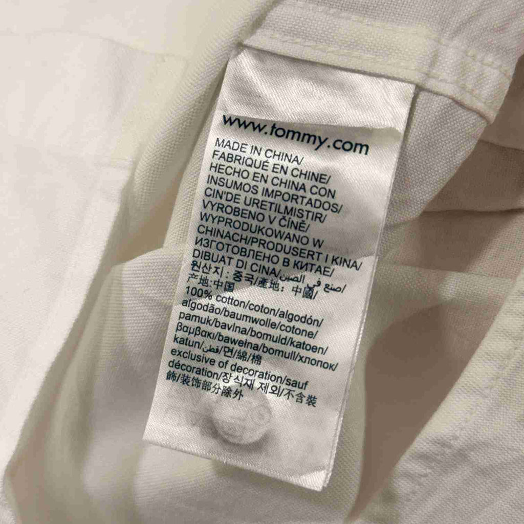 Tommy Hilfiger white solid shirt